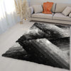 3D Collection 396 Shag Rug Black / White