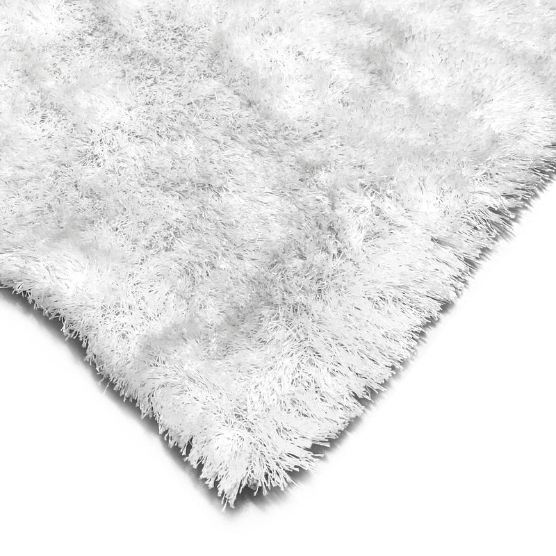 Aroma Shag Rug White | Laruglinens