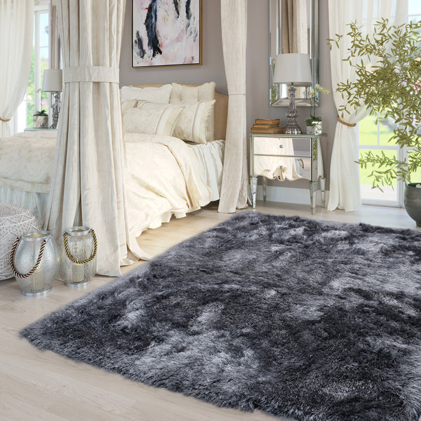 Glorious Shag Rug Gray | Laruglinens