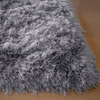 Glorious Collection Shag Rug Light Gray