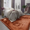 Harmony Sparkling Shag Rug Orange | Laruglinens