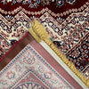 Traditional Burgundy Medallion Area Rug