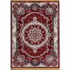 Traditional Burgundy Mosaic Area Rug