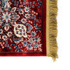 Traditional Burgundy Kashan Area Rug