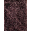 Romance Brown Solid Shag Area Rug