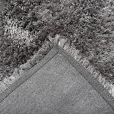 Romance Dark Gray Solid Shag Area Rug