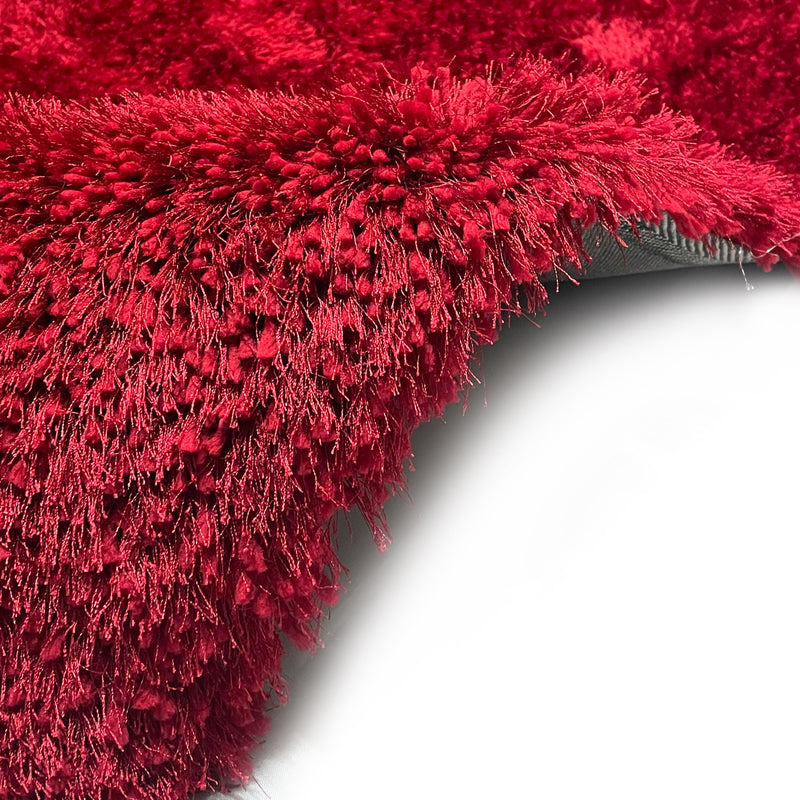 Romance Shag Rug Red | Laruglinens