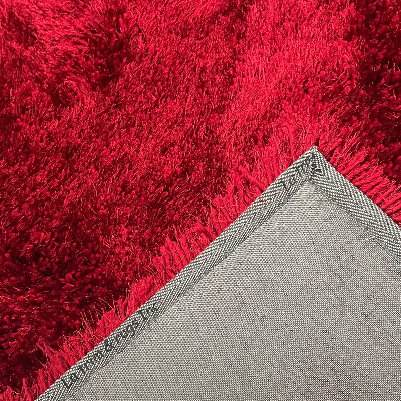 Romance Shag Rug Red | Laruglinens