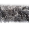 Sheepskin Dark Gray Faux Fur Shag Area Rug