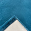 Luxury Chinchilla Teal Blue Faux Fur Plush Area Rug