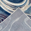 Venus Abstract Area Rug Blue