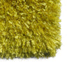 Crystal Yellow Gold Solid Shag Area Rug