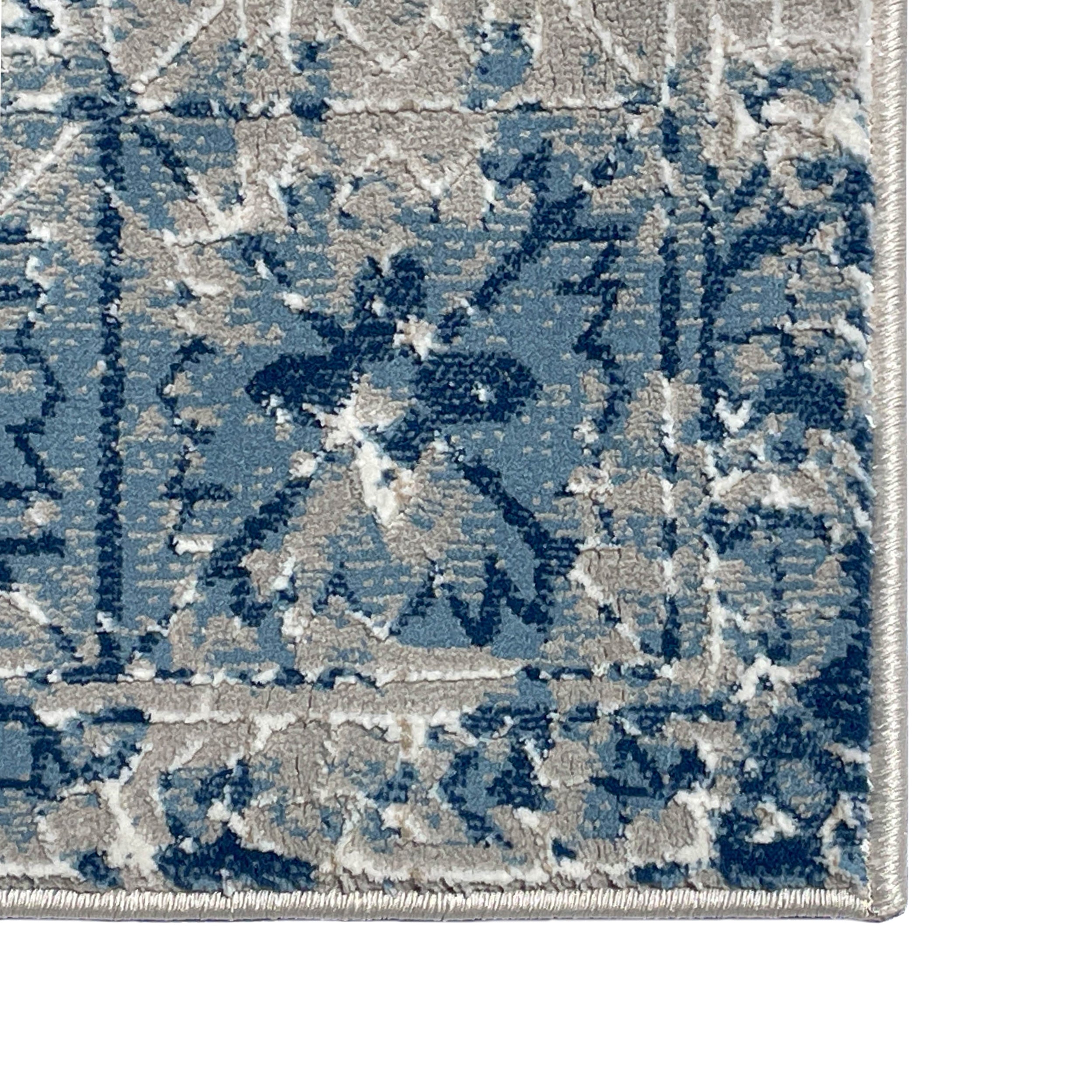 Venus Abstract Area Rug Blue