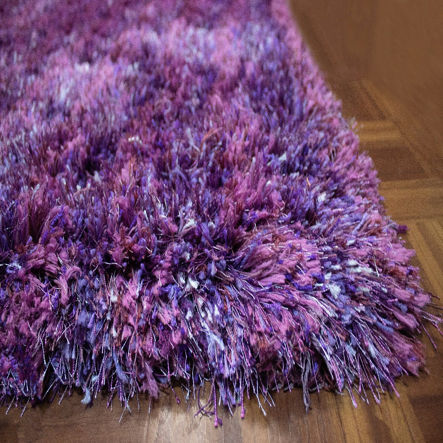 Bangkok Shag Rug Purple | Laruglinens