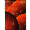 3D 280 Abstract Shaggy Modern Contemporary Area Rug Orange Laruglinens