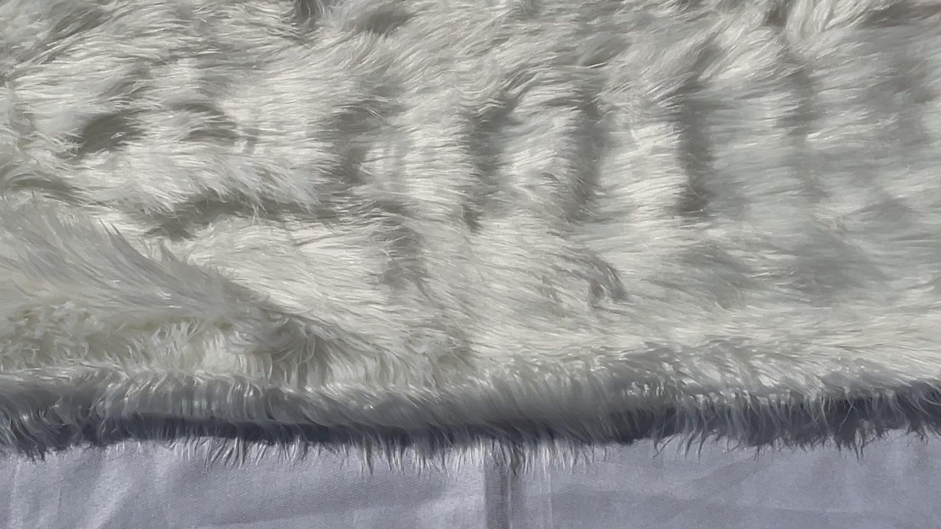 Sheepskin White Faux Fur Shag Area Rug