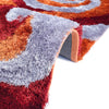 Optima Wild Side Orange And Red Shag Area Rug