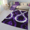 Optima Bel Air Purple Shag Area Rug