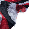 Optima Echo Red And Black Shag Area Rug