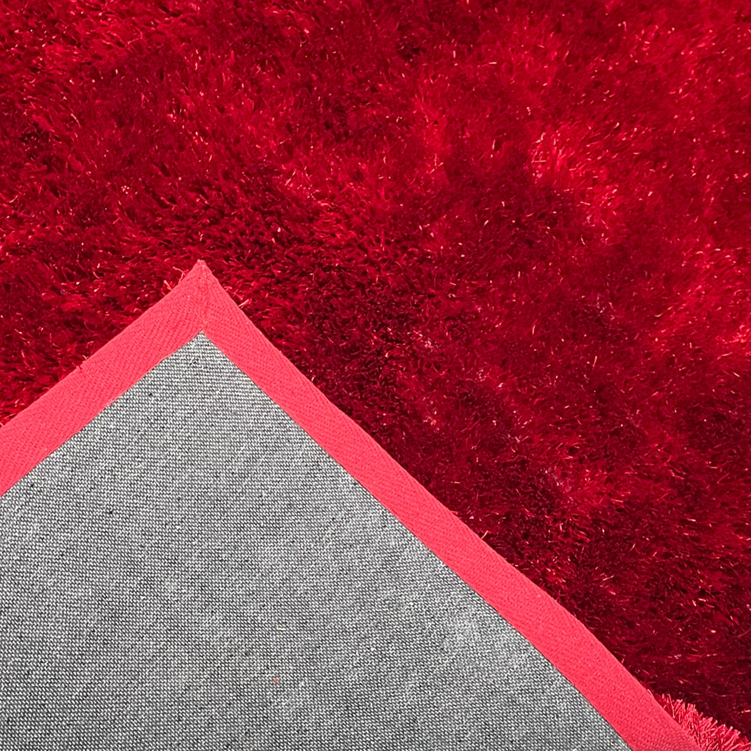 Aroma Shag Rug Red | Laruglinens