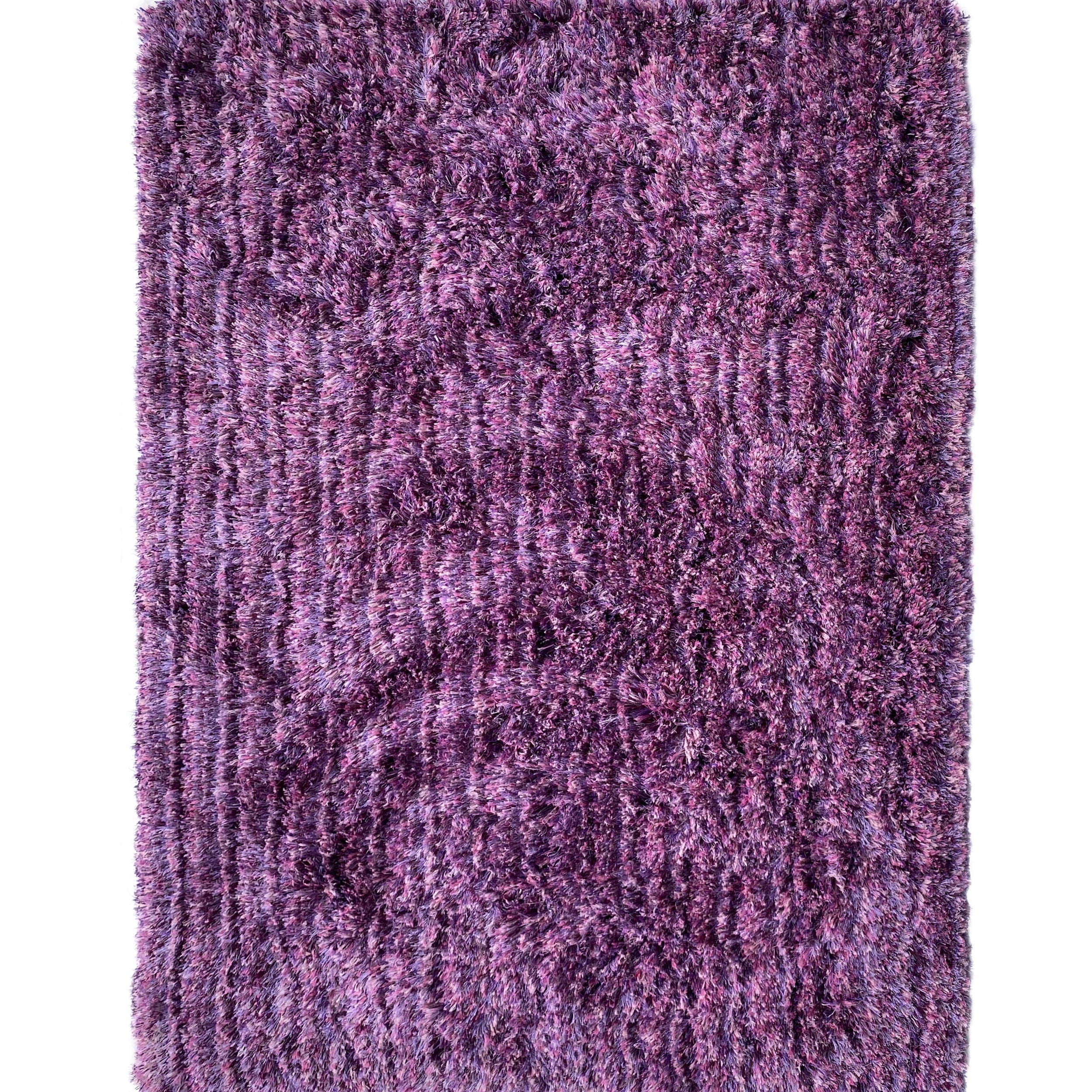 Bangkok Purple Shag Area Rug