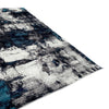 Persian Navy Blue Mottled Splatter Area Rug