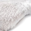 Harmony Sparkling Shag Rug White | Laruglinens