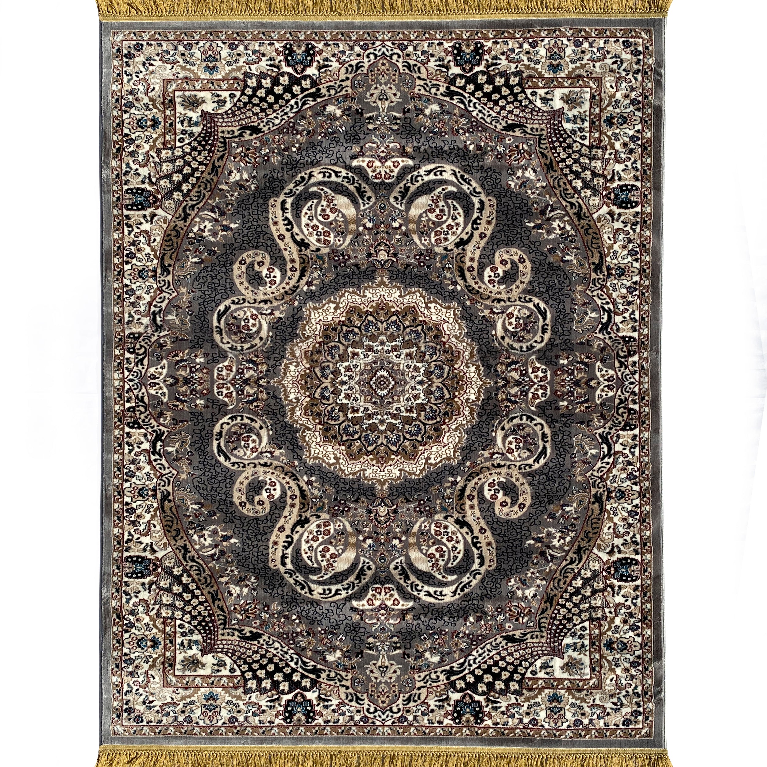 Traditional Gray Vintage Area Rug