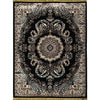 Traditional Black Vintage Area Rug