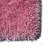 Romance Pink Solid Shag Area Rug